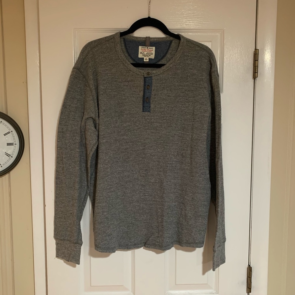 Lucky Brand Thermal Henley - Long Sleeve